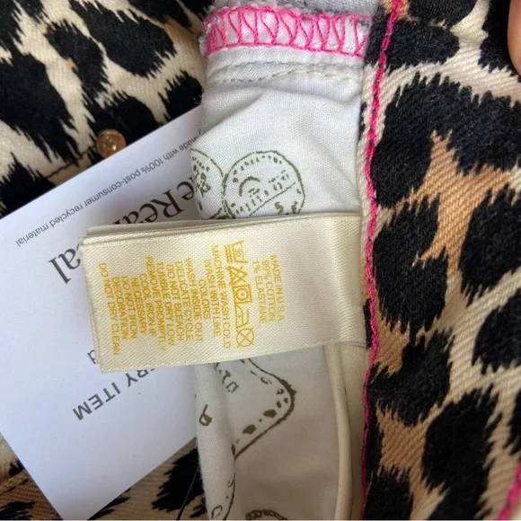 Kate Spade Cheetah Print Leopard print Jeans - Picture 4 of 8